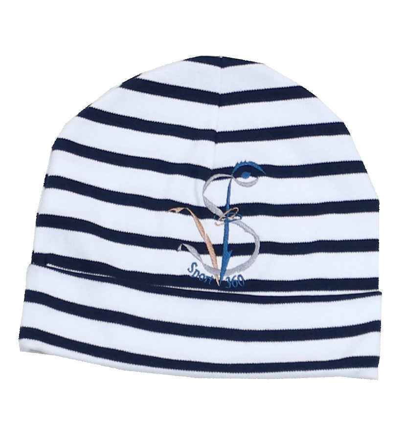 SportV360™: Bonnet à rayures en Coton pour Enfant, Marinière, Environnement