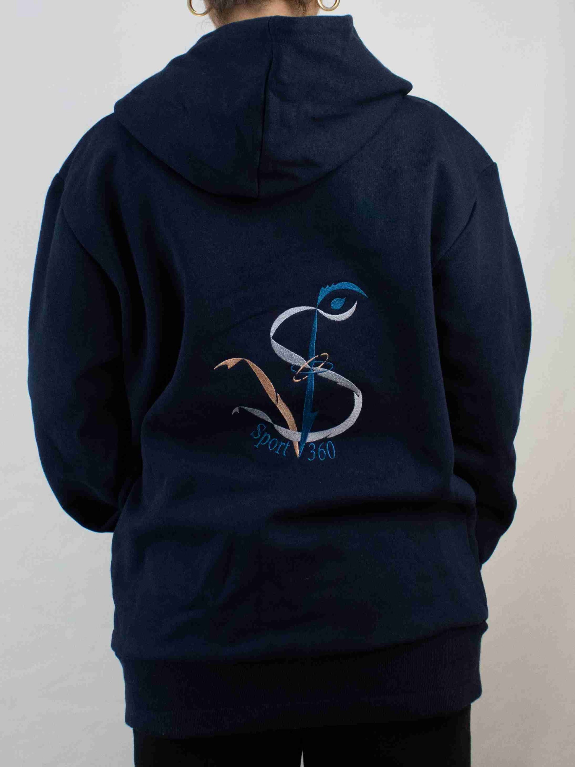 SportV360™: Sweat navy, Hoodie 280 100% coton