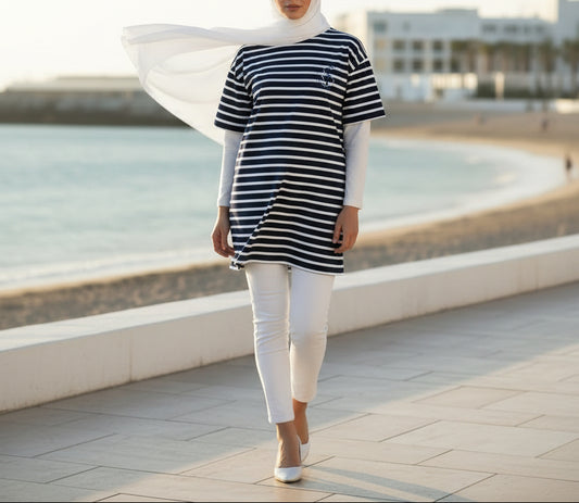 SportV360™: 180 sailor tunic dress