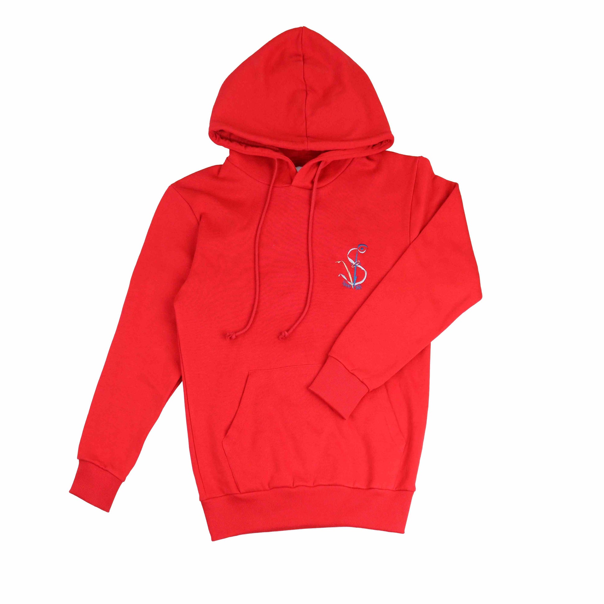 SportV360™: Sweat rouge, Hoodie 280 100% coton