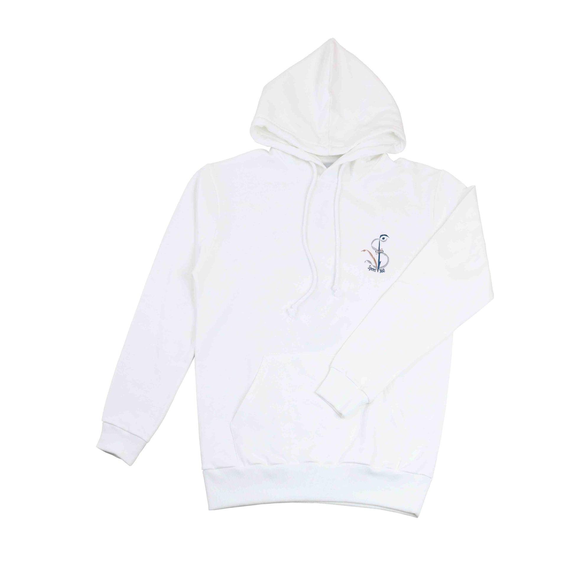 SportV360™: Sweat blanc, Hoodie 280 100% coton